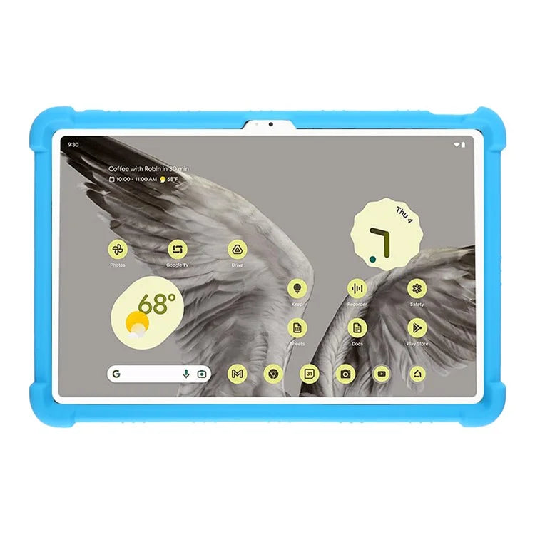 For Google Pixel Tablet Silicone Case Folding Kickstand Tablet Shockproof Cover