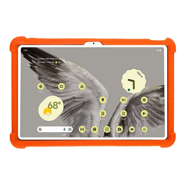 For Google Pixel Tablet Silicone Case Folding Kickstand Tablet Shockproof Cover