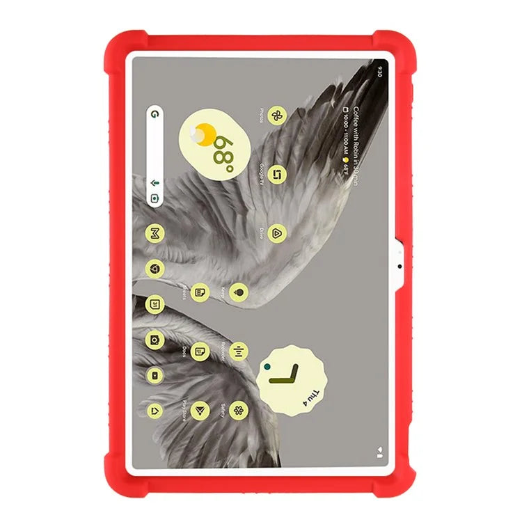 For Google Pixel Tablet Silicone Case Folding Kickstand Tablet Shockproof Cover