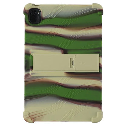 For Xiaomi Pad 5 Pro 11-inch Tablet Case Soft Silicone Cover with Folding Kickstand