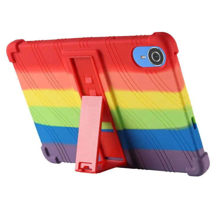 For Teclast P25T / P26T Silicone Case Kickstand Shockproof Protective Cover