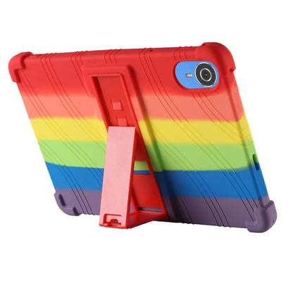 For Teclast P25T / P26T Silicone Case Kickstand Shockproof Protective Cover