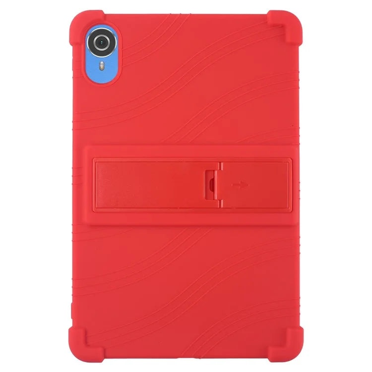 For Teclast P25T / P26T Silicone Case Kickstand Shockproof Protective Cover