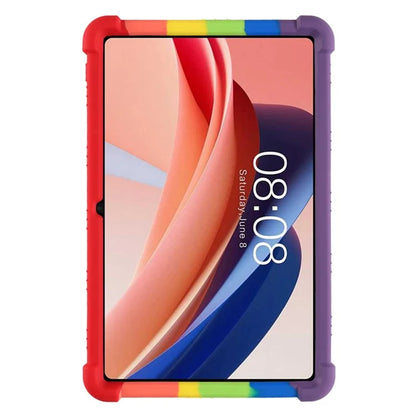 For Teclast T40S Silicone Case Kickstand 4 Corners Shockproof Tablet Cover
