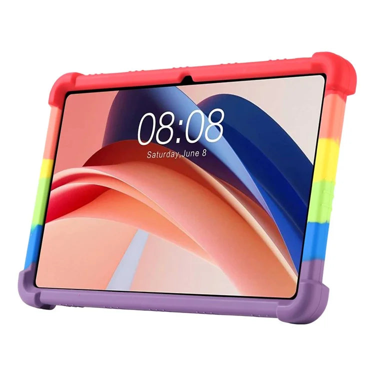 For Teclast T40S Silicone Case Kickstand 4 Corners Shockproof Tablet Cover