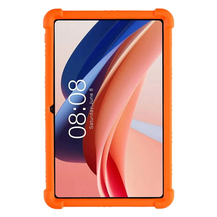 For Teclast T40S Silicone Case Kickstand 4 Corners Shockproof Tablet Cover