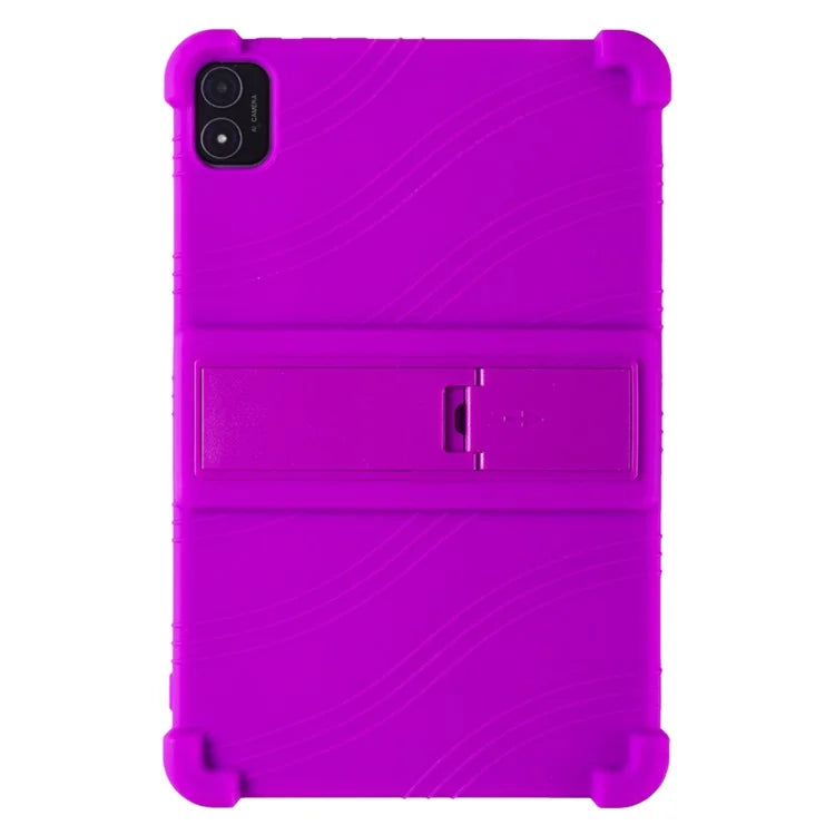 For Teclast T40S Silicone Case Kickstand 4 Corners Shockproof Tablet Cover