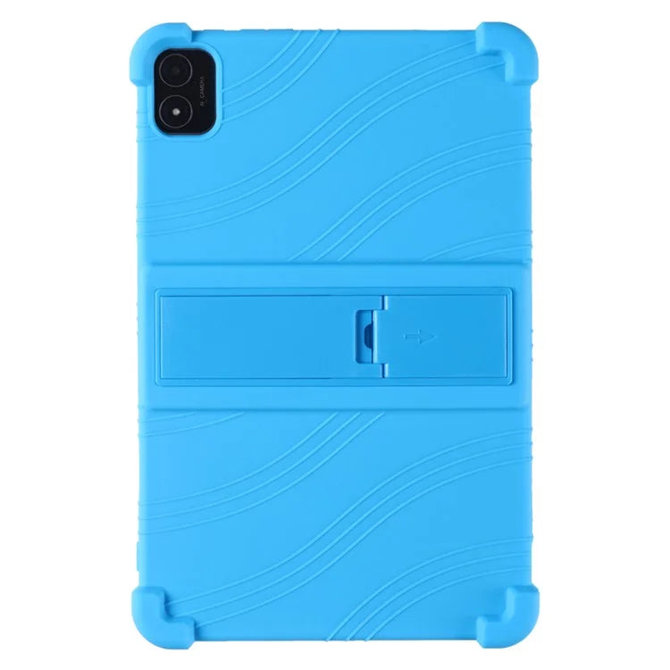 For Teclast T40S Silicone Case Kickstand 4 Corners Shockproof Tablet Cover
