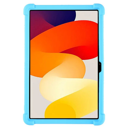 For Xiaomi Redmi Pad SE Case Thicken 4 Corners Anti-drop Silicone Tablet Cover with Kickstand
