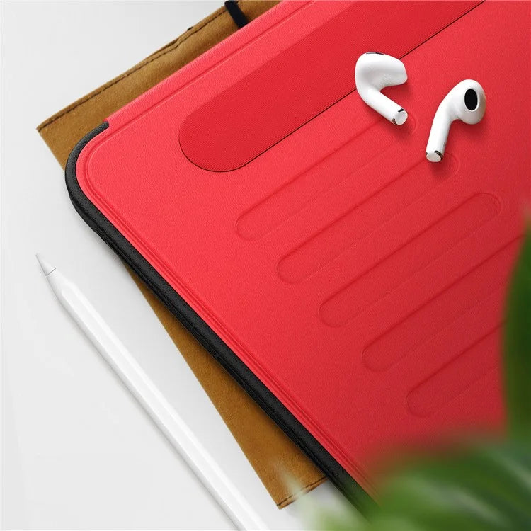 For iPad 10.9 (2022) A2696 Case with Card Holder, 5-Level Adjustable Stand Pen Slot Tablet Flip Cover