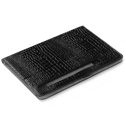 For Samsung Galaxy Tab S9 Case Stand Crocodile Texture PU Leather Folio Cover