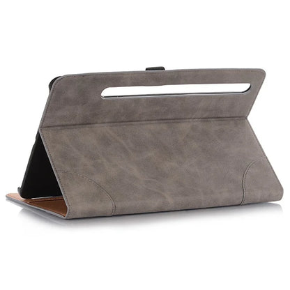 For Samsung Galaxy Tab S9 Case PU Leather Anti-Scratch Tablet Cover with Card Slots
