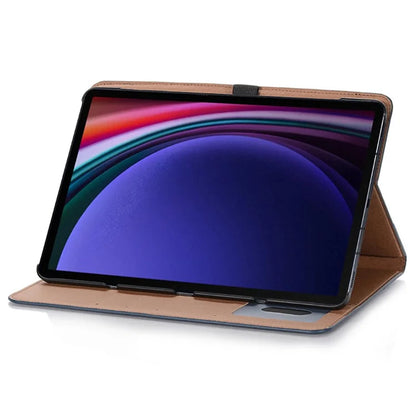 For Samsung Galaxy Tab S9 Case PU Leather Anti-Scratch Tablet Cover with Card Slots