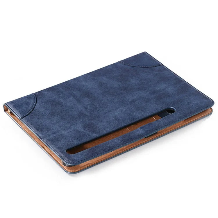 For Samsung Galaxy Tab S9 Case PU Leather Anti-Scratch Tablet Cover with Card Slots