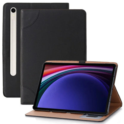 For Samsung Galaxy Tab S9 Case PU Leather Anti-Scratch Tablet Cover with Card Slots