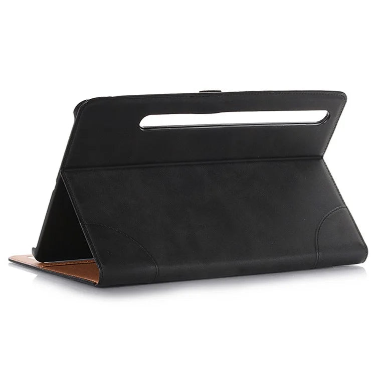 For Samsung Galaxy Tab S9 Case PU Leather Anti-Scratch Tablet Cover with Card Slots