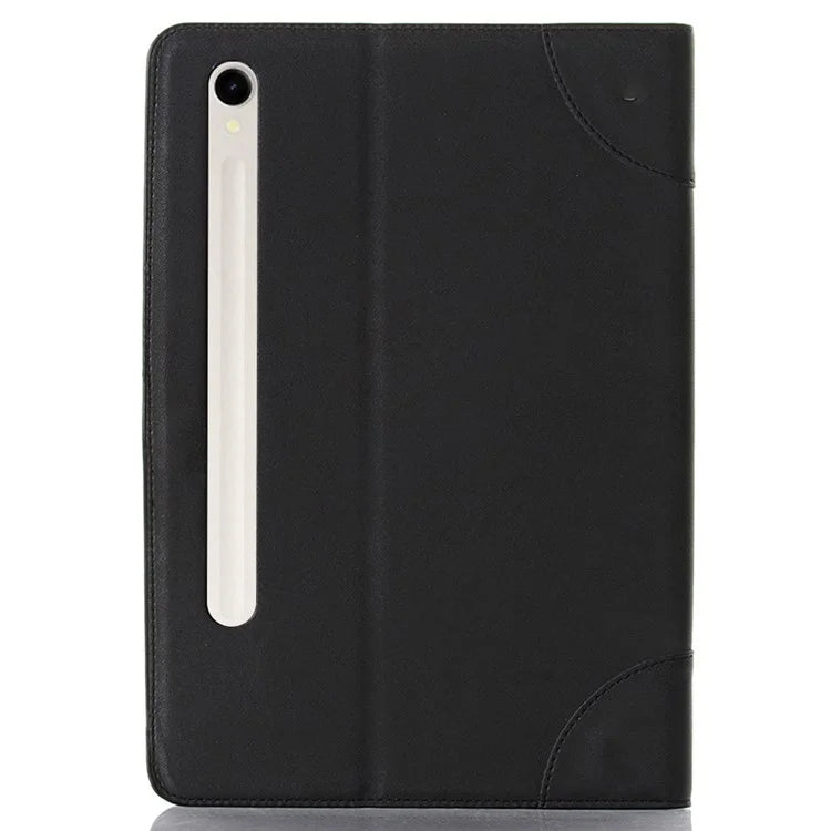 For Samsung Galaxy Tab S9 Case PU Leather Anti-Scratch Tablet Cover with Card Slots