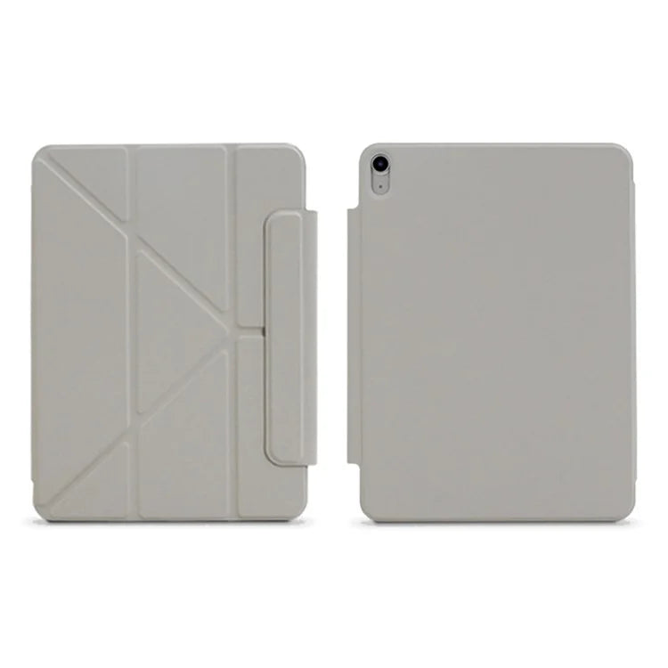 For iPad Air (2020) / (2022) Magnetic Tablet Case Origami Stand PU Leather Flip Cover