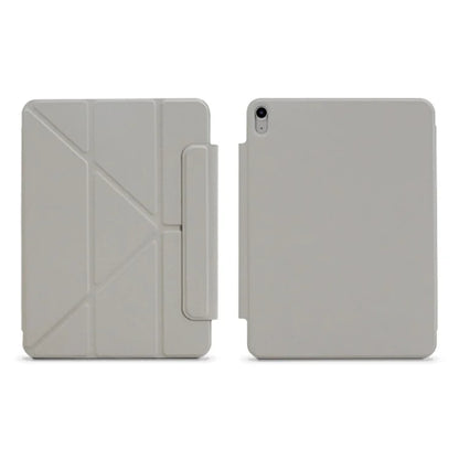 For iPad Air (2020) / (2022) Magnetic Tablet Case Origami Stand PU Leather Flip Cover