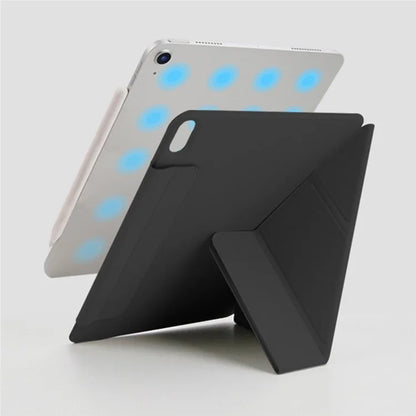 For iPad Air (2020) / (2022) Magnetic Tablet Case Origami Stand PU Leather Flip Cover