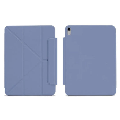 For iPad Air (2020) / (2022) Magnetic Tablet Case Origami Stand PU Leather Flip Cover