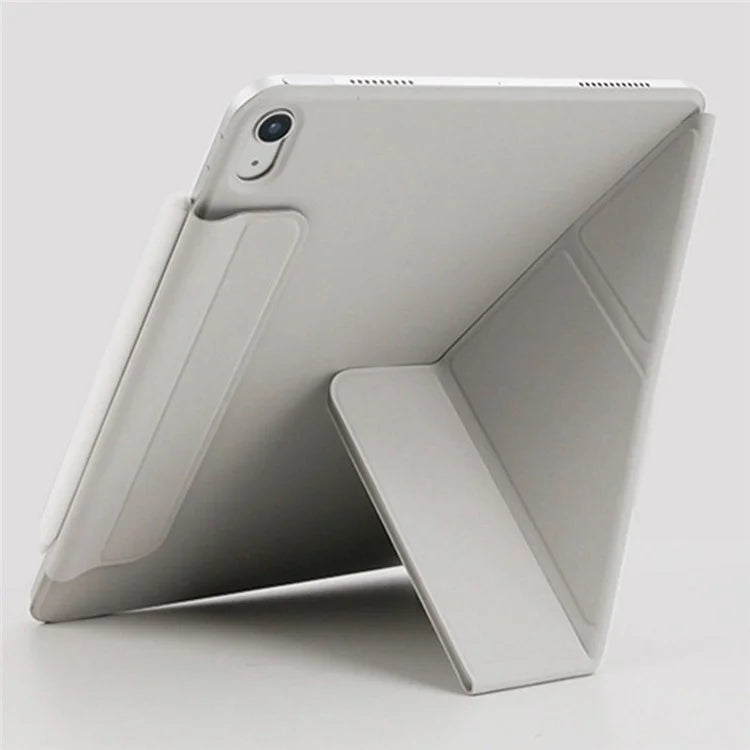 For iPad Air (2020) / (2022) Magnetic Tablet Case Origami Stand PU Leather Flip Cover