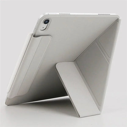 For iPad Air (2020) / (2022) Magnetic Tablet Case Origami Stand PU Leather Flip Cover
