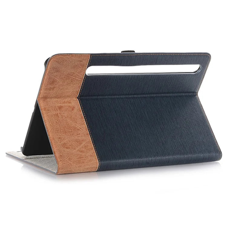 For Samsung Galaxy Tab S9 FE Wallet Case Cross Texture PU Leather Tablet Cover