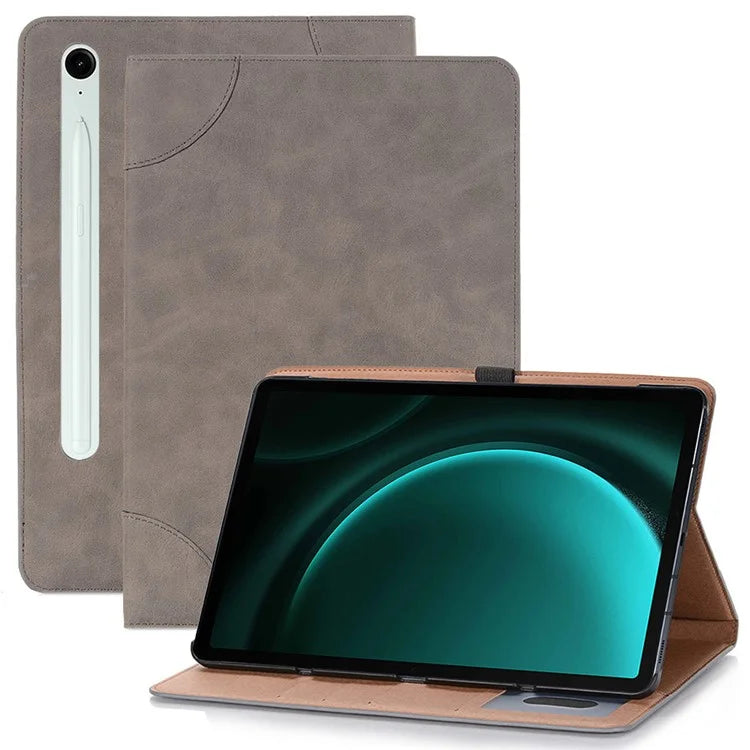 For Samsung Galaxy Tab S9 FE Tablet Case Cross Texture Card Slots PU Leather Flip Cover