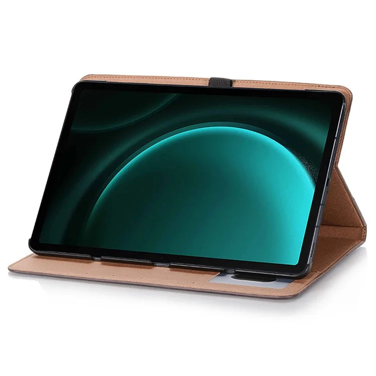 For Samsung Galaxy Tab S9 FE Tablet Case Cross Texture Card Slots PU Leather Flip Cover