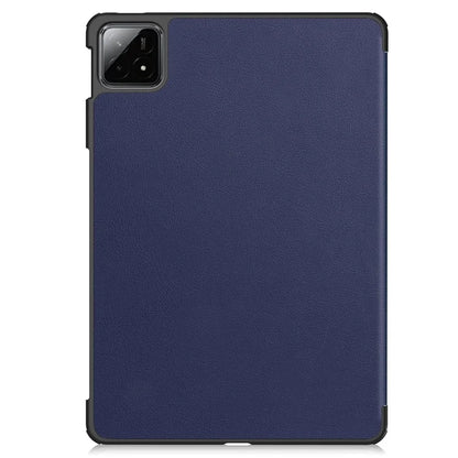 For Xiaomi Pad 6S Pro 12.4 Leather Case Tri-fold Stand Auto Wake / Sleep Smart Shell