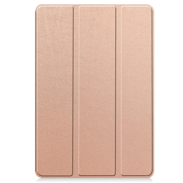 For Xiaomi Pad 6S Pro 12.4 Leather Case Tri-fold Stand Auto Wake / Sleep Smart Shell