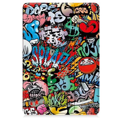 For Xiaomi Pad 6S Pro 12.4 Leather Case Trifold Stand Pattern Printing Tablet Cover