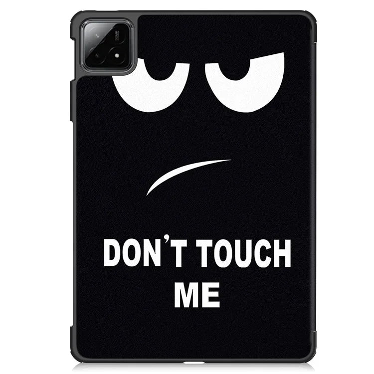 For Xiaomi Pad 6S Pro 12.4 Leather Case Trifold Stand Pattern Printing Tablet Cover