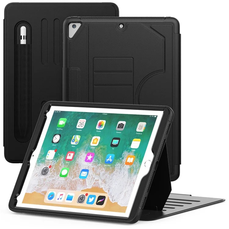 For iPad 9.7-inch (2018) / (2017) / iPad Pro 9.7 inch (2016) / iPad Air 2 Case Leather Auto Wake Sleep Tablet Cover