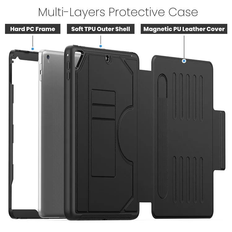 For iPad 9.7-inch (2018) / (2017) / iPad Pro 9.7 inch (2016) / iPad Air 2 Case Leather Auto Wake Sleep Tablet Cover