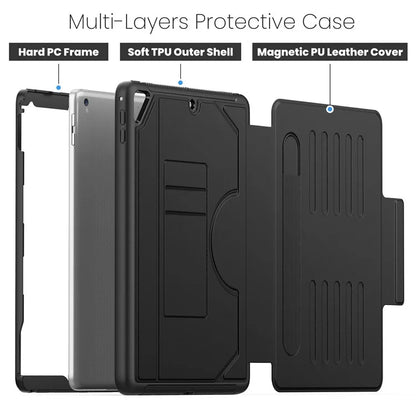 For iPad 9.7-inch (2018) / (2017) / iPad Pro 9.7 inch (2016) / iPad Air 2 Case Leather Auto Wake Sleep Tablet Cover