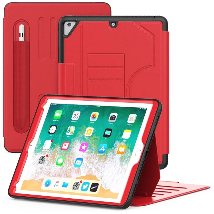 For iPad 9.7-inch (2018) / (2017) / iPad Pro 9.7 inch (2016) / iPad Air 2 Case Leather Auto Wake Sleep Tablet Cover
