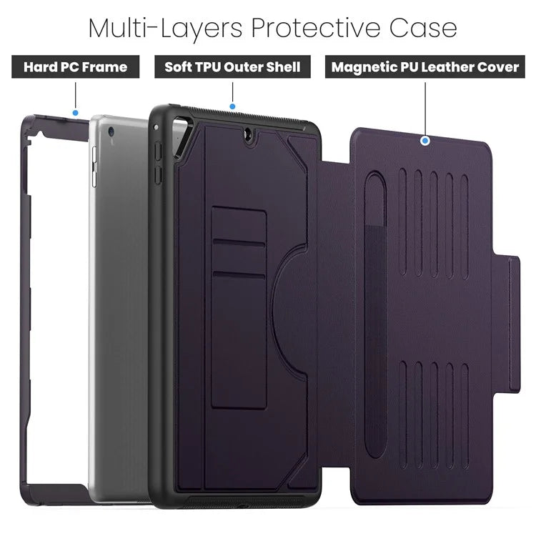 For iPad 9.7-inch (2018) / (2017) / iPad Pro 9.7 inch (2016) / iPad Air 2 Case Leather Auto Wake Sleep Tablet Cover