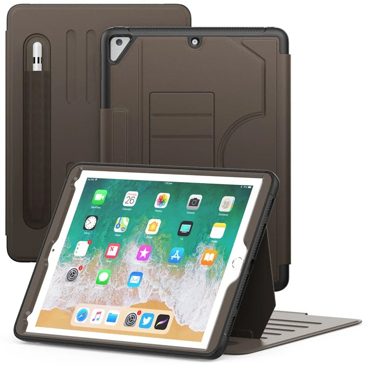 For iPad 9.7-inch (2018) / (2017) / iPad Pro 9.7 inch (2016) / iPad Air 2 Case Leather Auto Wake Sleep Tablet Cover
