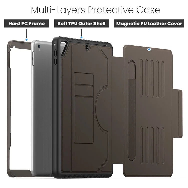 For iPad 9.7-inch (2018) / (2017) / iPad Pro 9.7 inch (2016) / iPad Air 2 Case Leather Auto Wake Sleep Tablet Cover