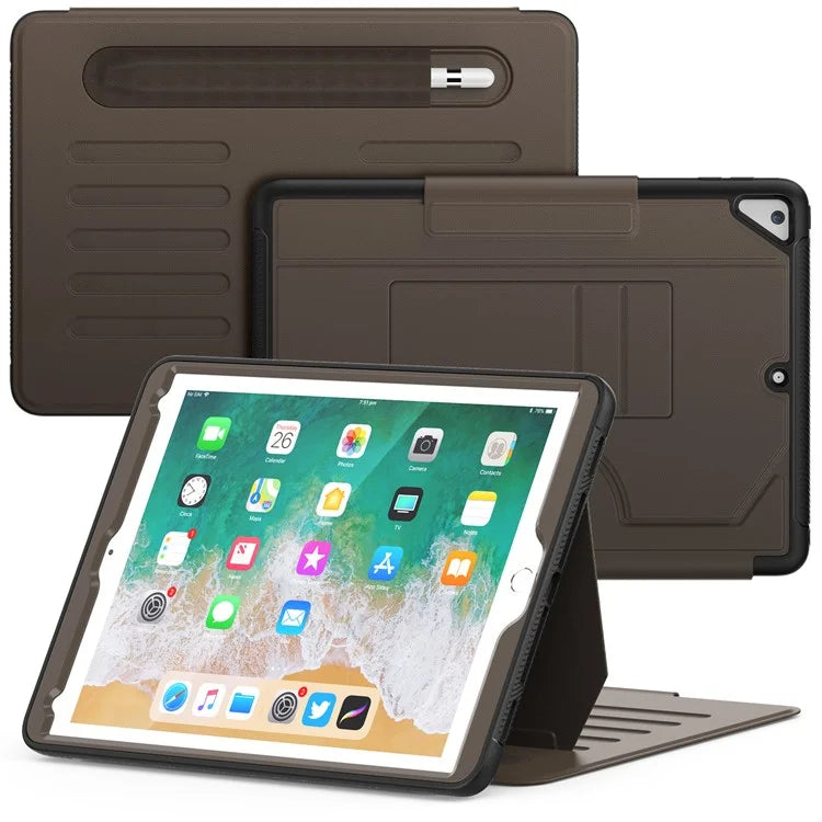 For iPad 9.7-inch (2018) / (2017) / iPad Pro 9.7 inch (2016) / iPad Air 2 Case Leather Auto Wake Sleep Tablet Cover