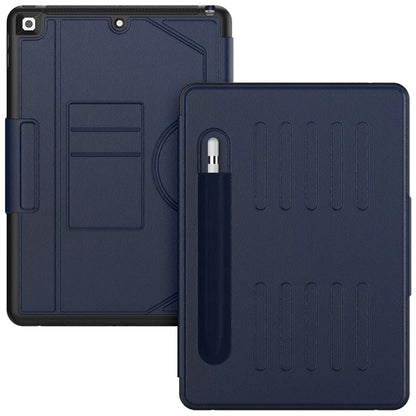 For iPad 10.2 (2021) / 10.2 (2019) / 10.2 (2020) Case Shockproof Card Holder Flip Tablet Cover with Pen Slot