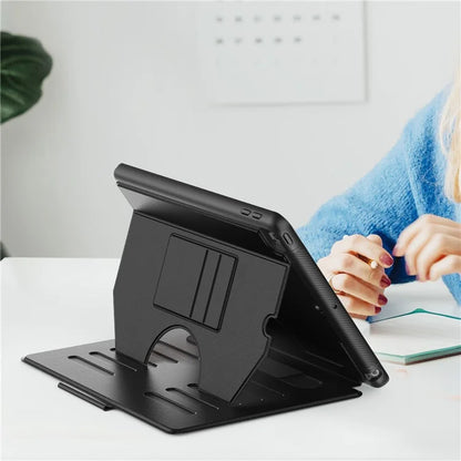 For iPad 10.2 (2021) / 10.2 (2019) / 10.2 (2020) Case Shockproof Card Holder Flip Tablet Cover with Pen Slot