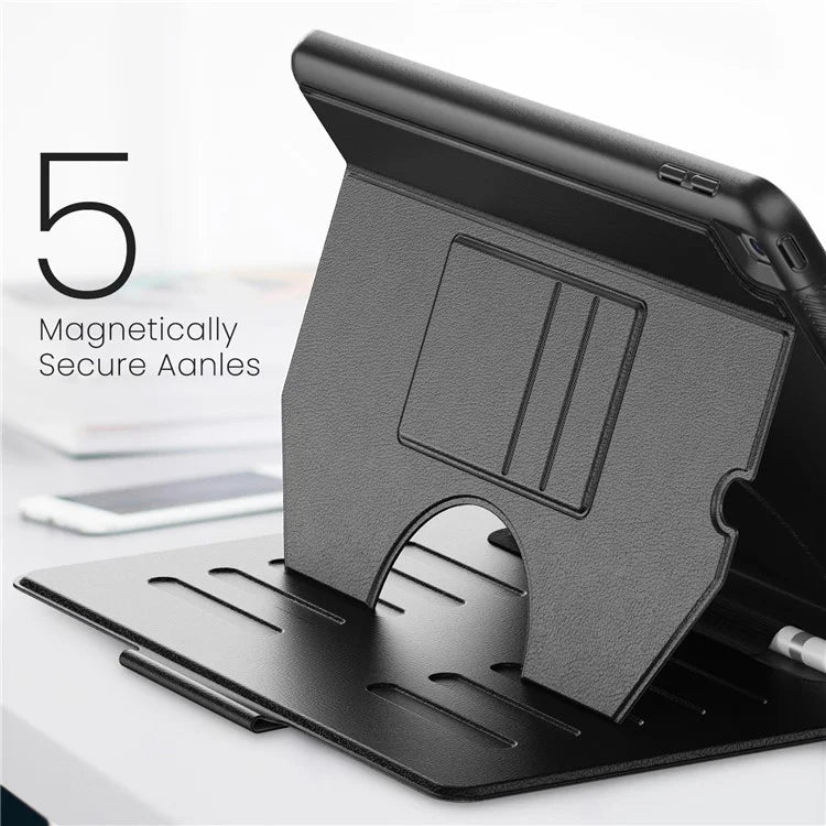 For iPad 10.2 (2021) / 10.2 (2019) / 10.2 (2020) Case Shockproof Card Holder Flip Tablet Cover with Pen Slot