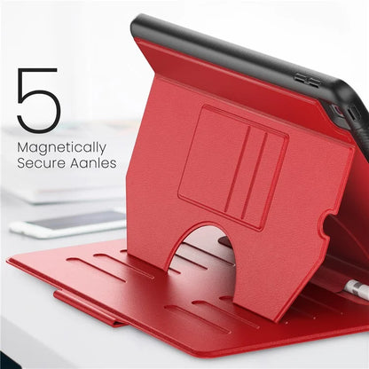 For iPad 10.2 (2021) / 10.2 (2019) / 10.2 (2020) Case Shockproof Card Holder Flip Tablet Cover with Pen Slot