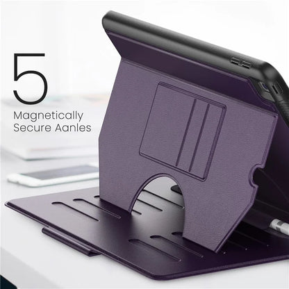 For iPad 10.2 (2021) / 10.2 (2019) / 10.2 (2020) Case Shockproof Card Holder Flip Tablet Cover with Pen Slot