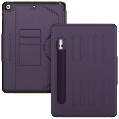 For iPad 10.2 (2021) / 10.2 (2019) / 10.2 (2020) Case Shockproof Card Holder Flip Tablet Cover with Pen Slot