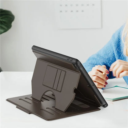 For iPad 10.2 (2021) / 10.2 (2019) / 10.2 (2020) Case Shockproof Card Holder Flip Tablet Cover with Pen Slot