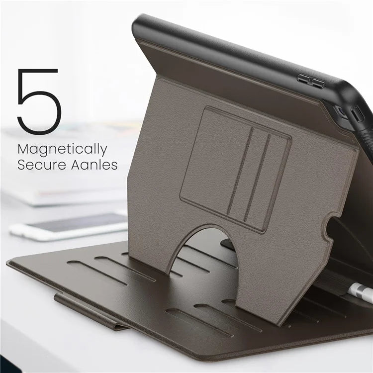For iPad 10.2 (2021) / 10.2 (2019) / 10.2 (2020) Case Shockproof Card Holder Flip Tablet Cover with Pen Slot